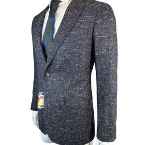 Robert Graham Sports Jacket Eggplant FORTUNE BLAZER Tailored Fit Two Buttons,42R